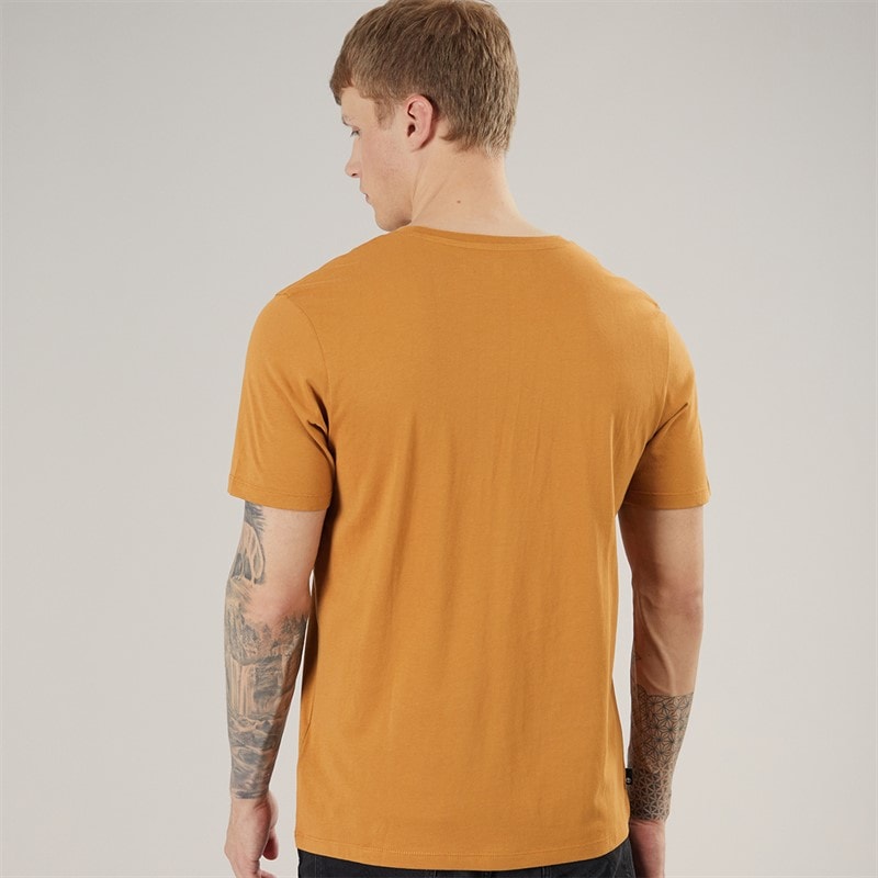 Timberland Mens Kennebec River Tree Logo T-Shirt Wheat Boot - Image 2