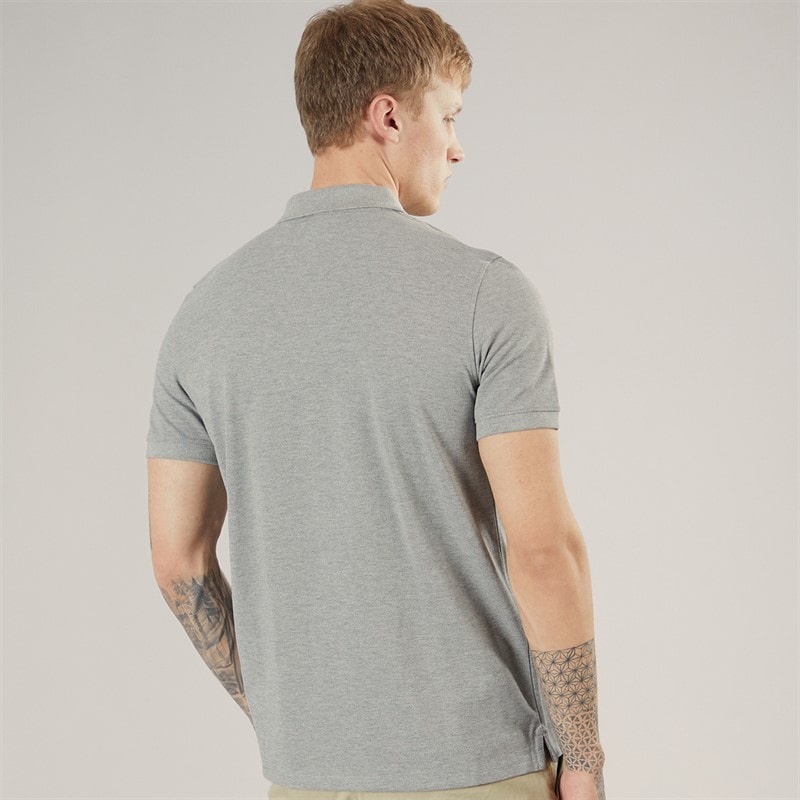 Timberland Mens Millers River Pique Polo Shirt Medium Grey Heather - Image 2