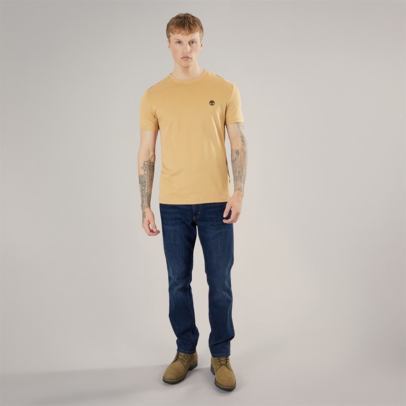 Timberland Mens Dunstan River T-Shirt Light Wheat Boot - Image 3