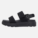 Timberland Womens Backstrap Sandals Black Suede