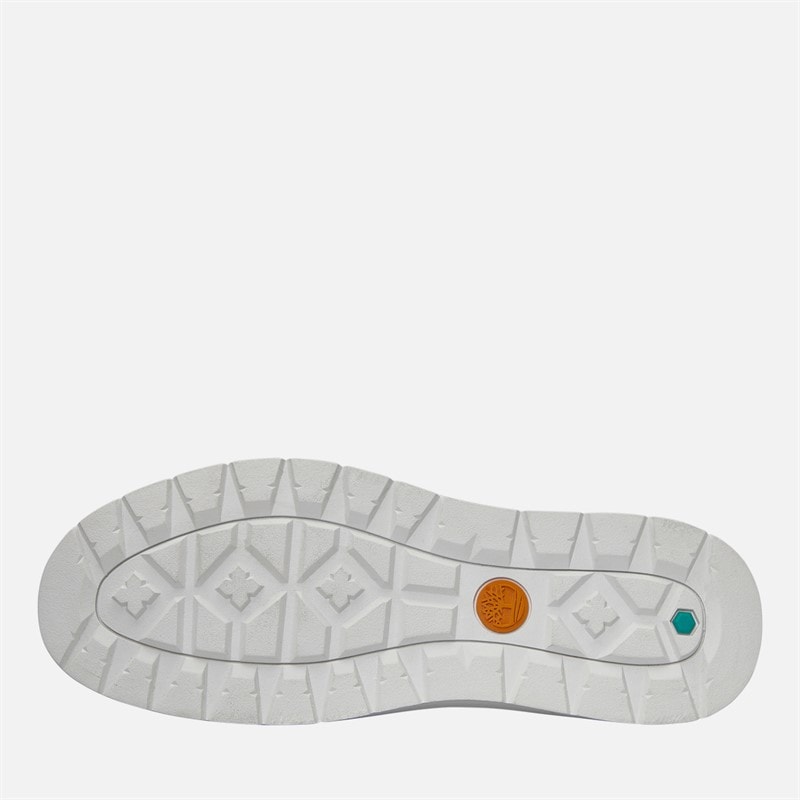Timberland Mens Maple Grove Trainers White Nubuck - Image 2