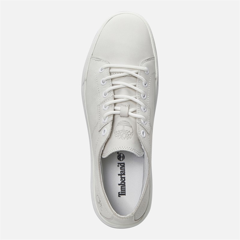 Timberland Mens Maple Grove Trainers White Nubuck - Image 4