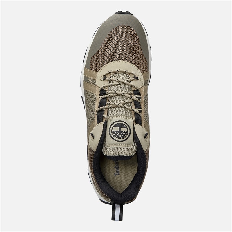 Timberland Mens Winsor Trail Trainers Light Brown Mesh - Image 4