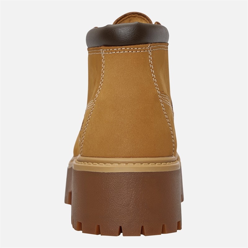 Timberland Womens Mid Waterproof Lace Up Boots Wheat - Image 3