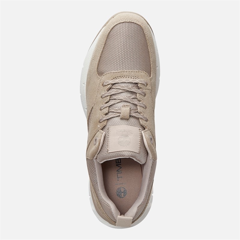 Timberland Mens Voyager Park Trainers Light Taupe Mesh - Image 4
