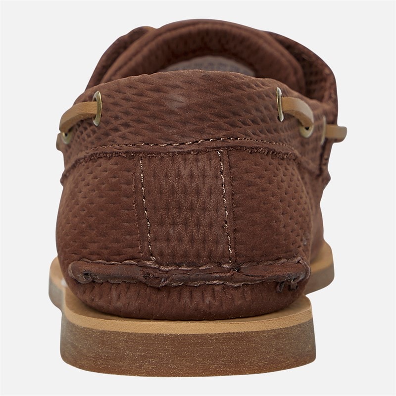 Timberland Mens Classic Boat Shoes Dark Brown Suede - Image 3