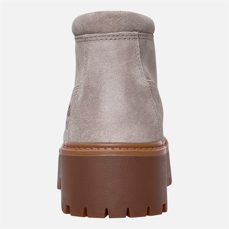 Timberland Womens Mid Lace Up Boots Light Purple Suede - Image 3