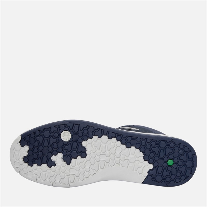 Timberland Mens Davis Square Toe Mid Trainers Navy - Image 2