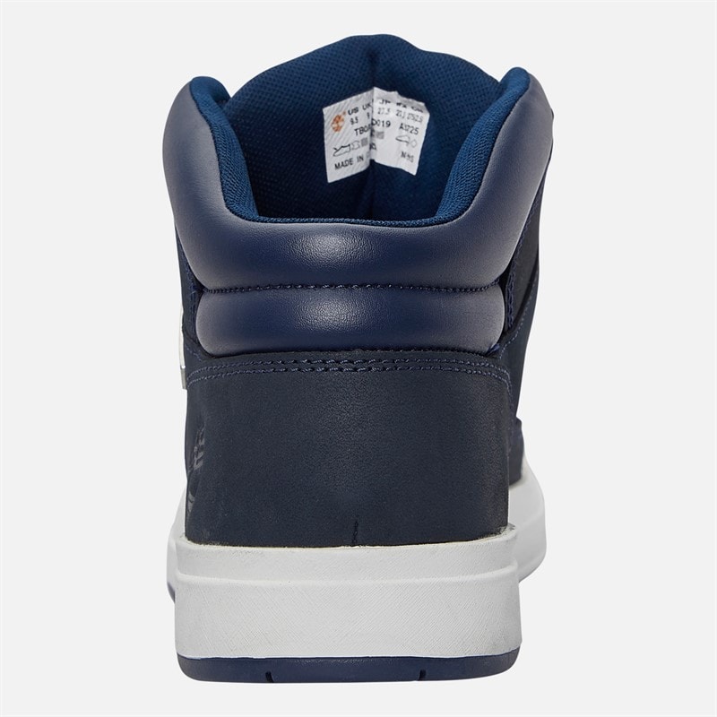 Timberland Mens Davis Square Toe Mid Trainers Navy - Image 3