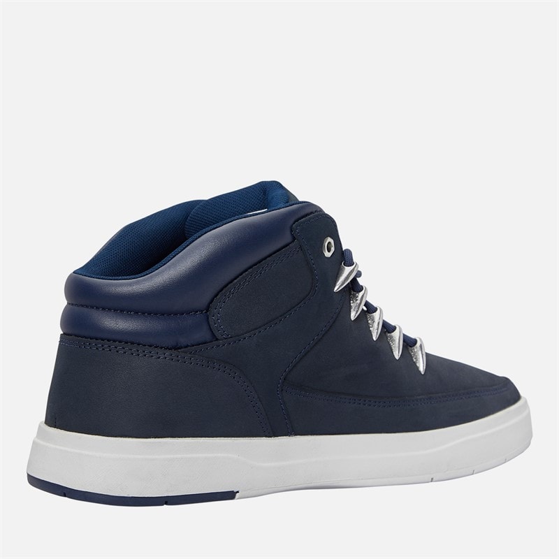 Timberland Mens Davis Square Toe Mid Trainers Navy - Image 5