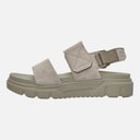 Timberland Womens Backstrap Sandals Light Taupe Suede