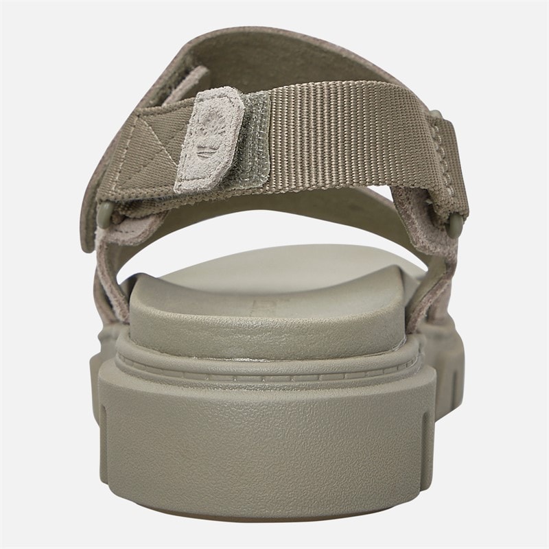 Timberland Womens Backstrap Sandals Light Taupe Suede - Image 3