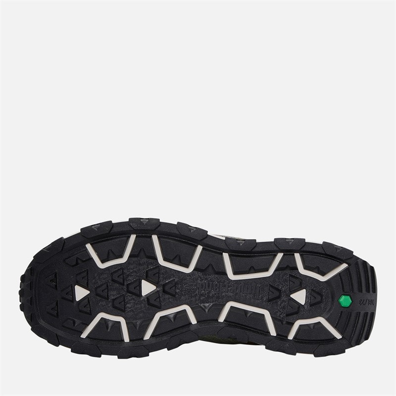 Timberland Mens Winsor Trail Trainers Dark Green Mesh - Image 2