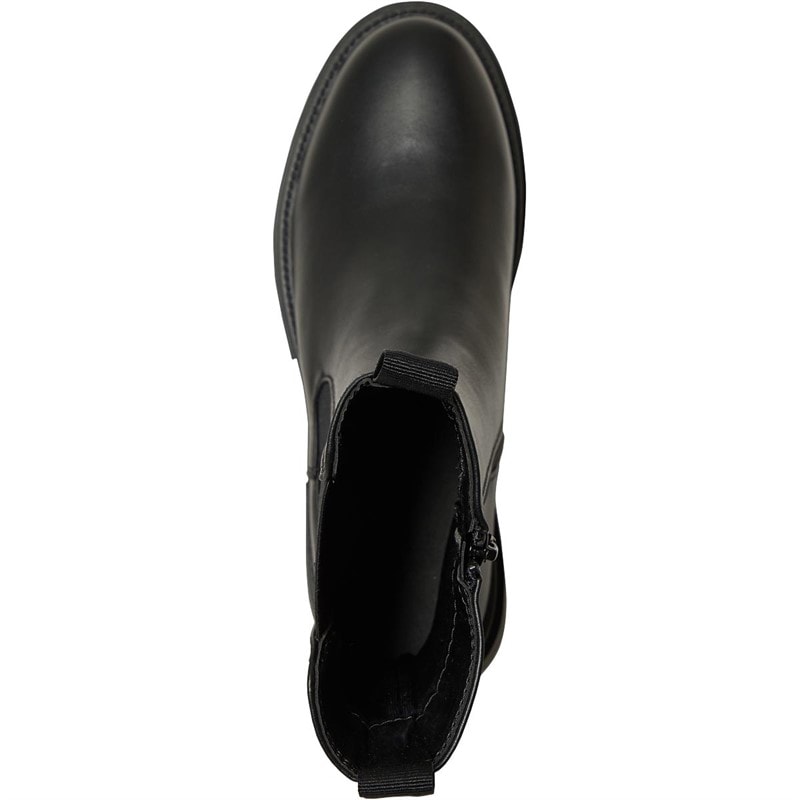 Truffle Collection Womens Chunky Heel Chelsea Boots Black - Image 4