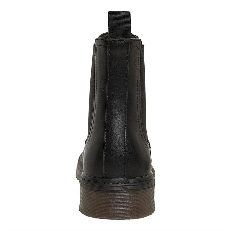 Truffle Collection Womens Buk Chelsea Boots Black PU - Image 3