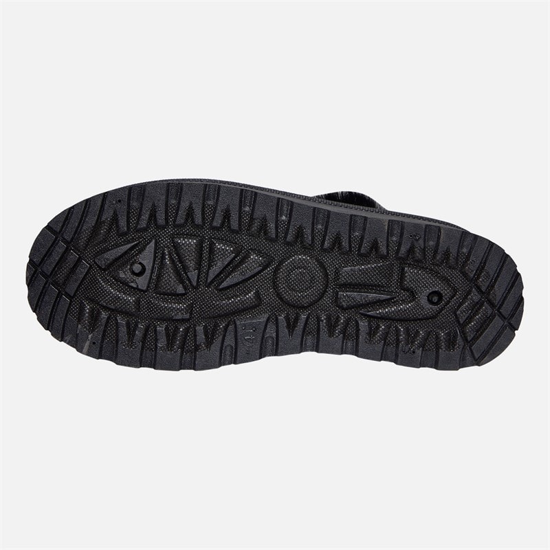Truffle Collection Womens Vimto Fur Lined Mules Black - Image 3