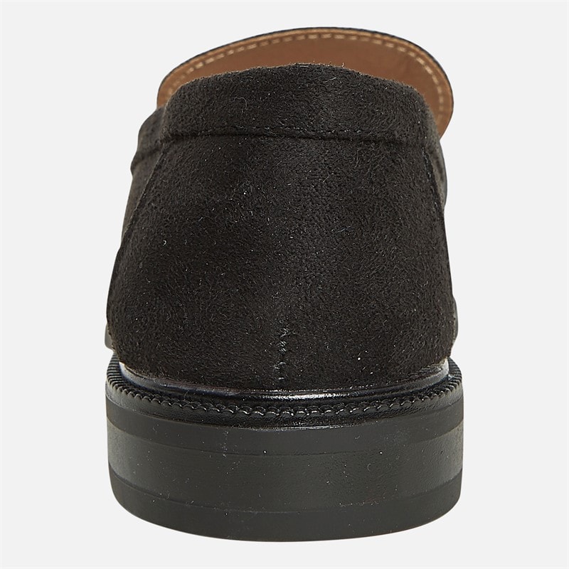 Truffle Collection Womens Cadillac Loafers Black Micro - Image 4
