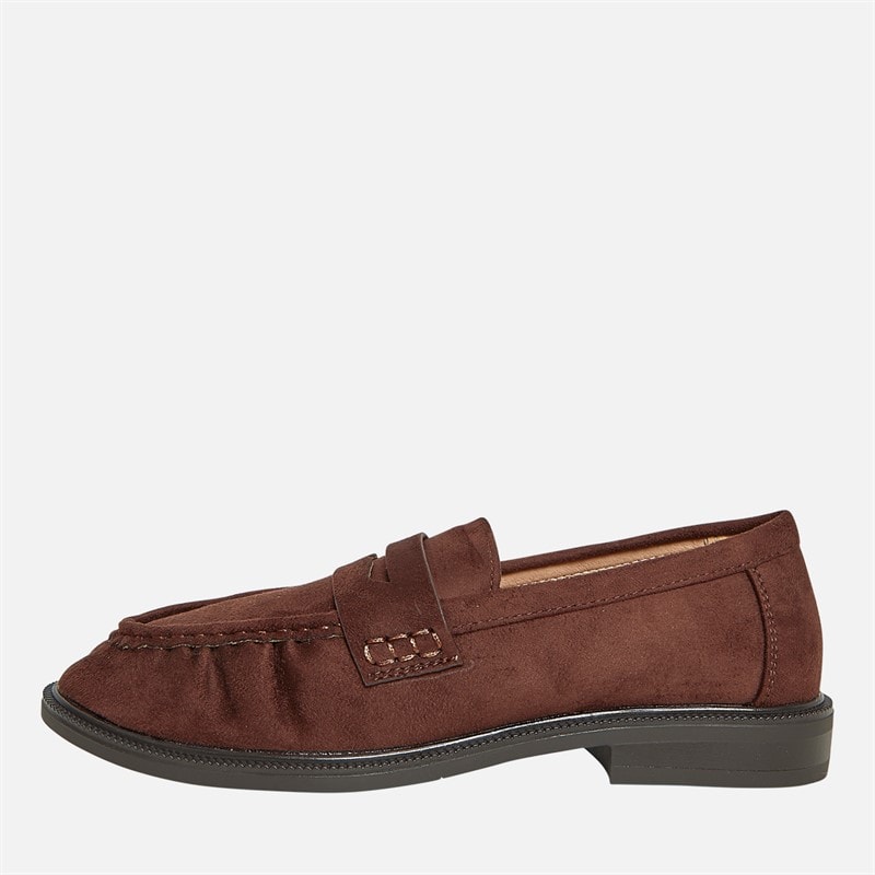 Truffle Collection Womens Cadillac Loafers Chocolate Micro - Image 2