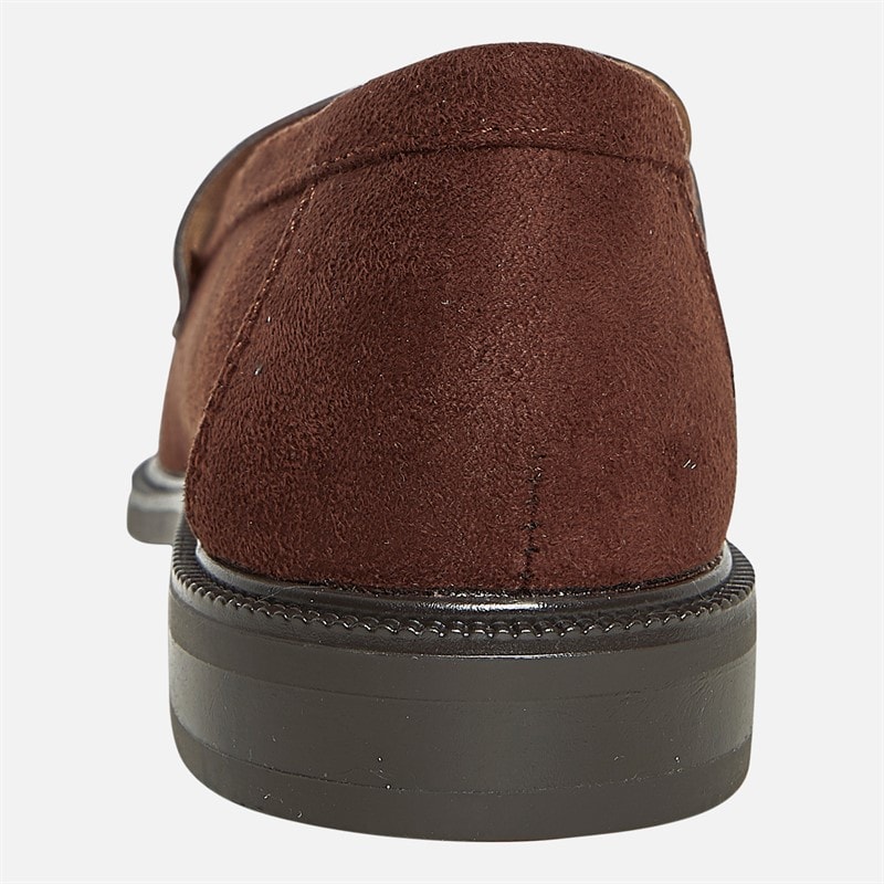 Truffle Collection Womens Cadillac Loafers Chocolate Micro - Image 4