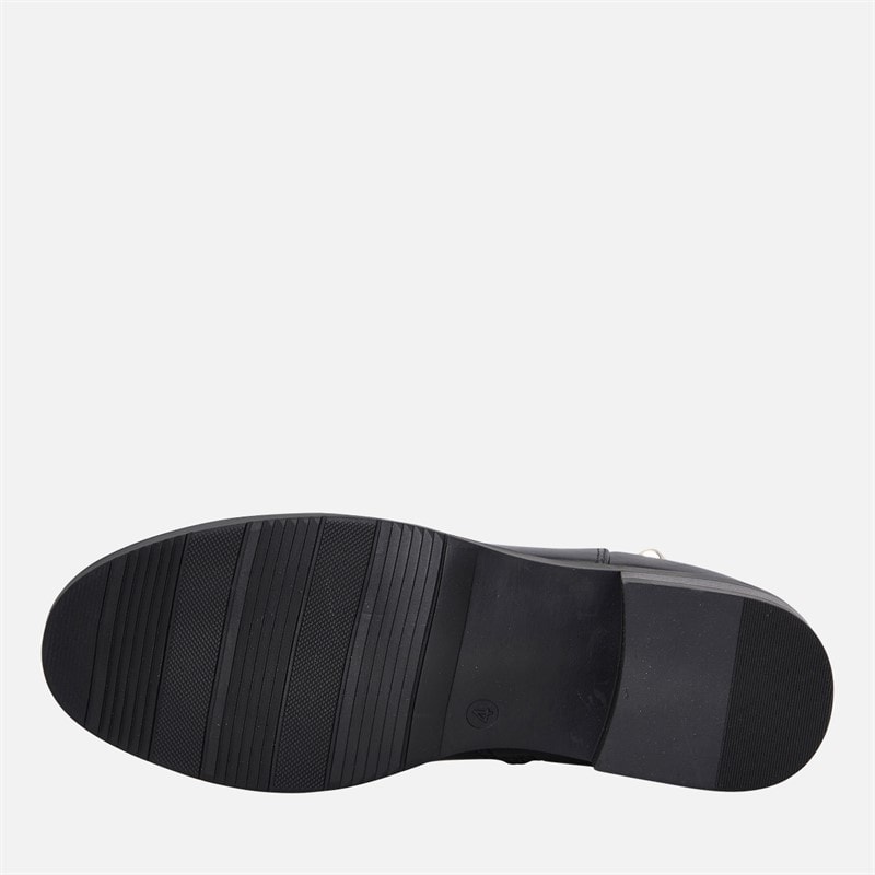 Truffle Collection Womens Trim Detail Chelsea Boots Black Pu - Image 2