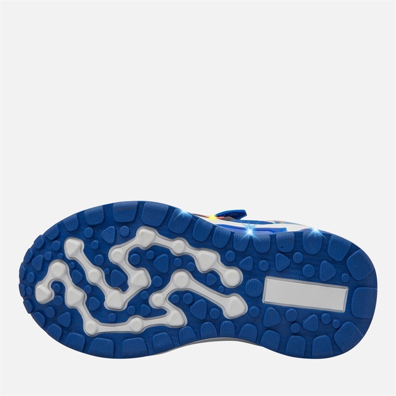 Superman Infant Boys Light Up Trainers Royal - Image 2