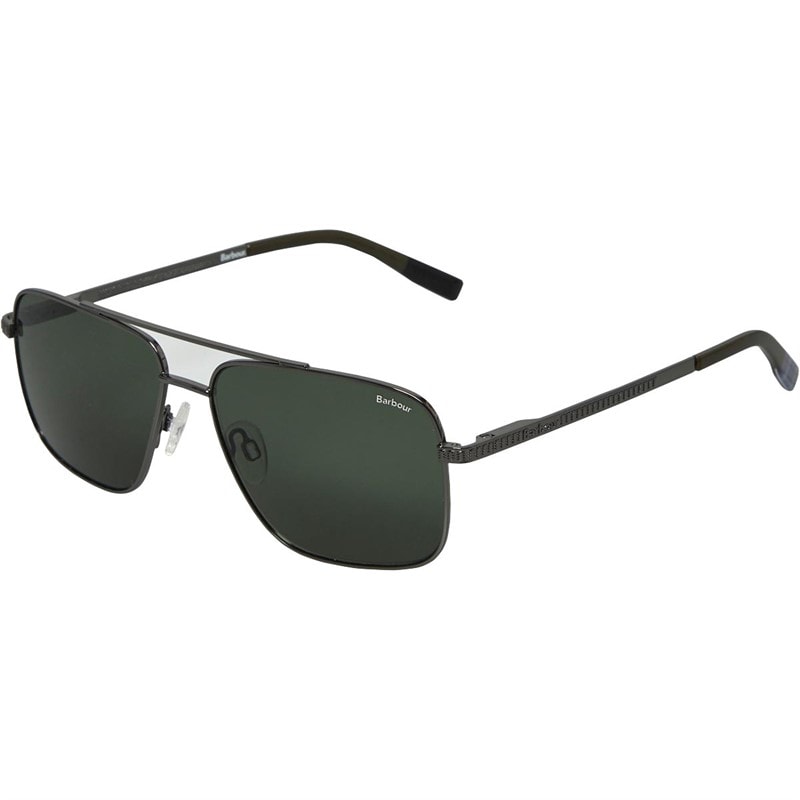 Barbour Mens Sunglasses Shiny Gunmetal - Image 1