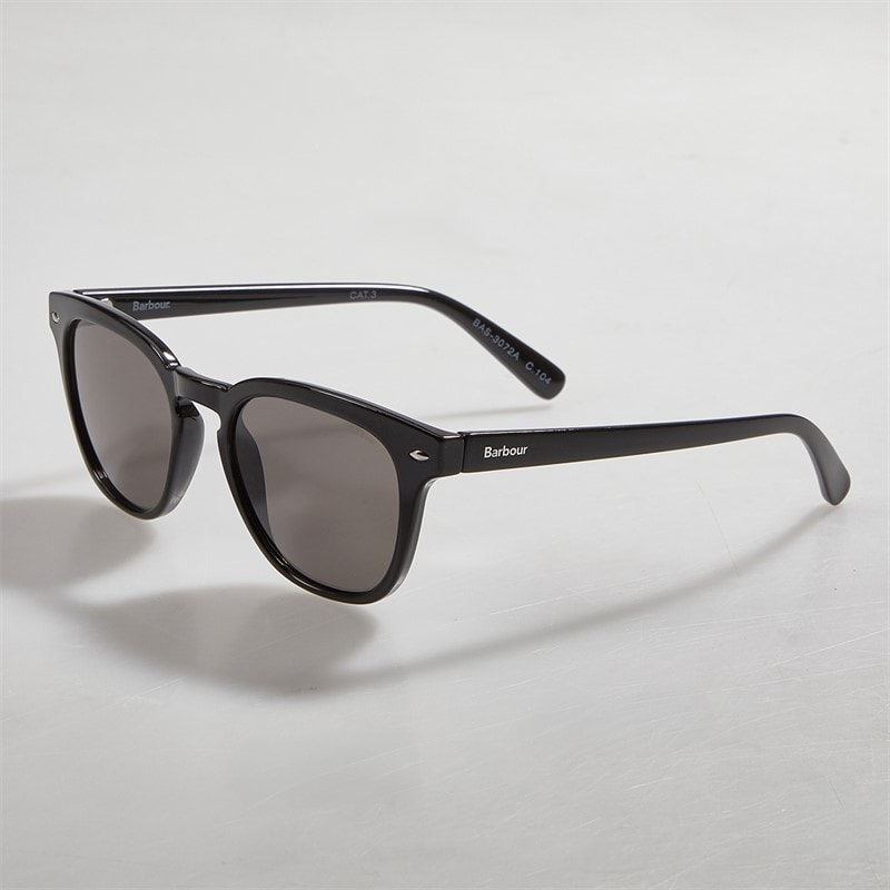 Barbour Sunglasses Shiny Black - Image 1