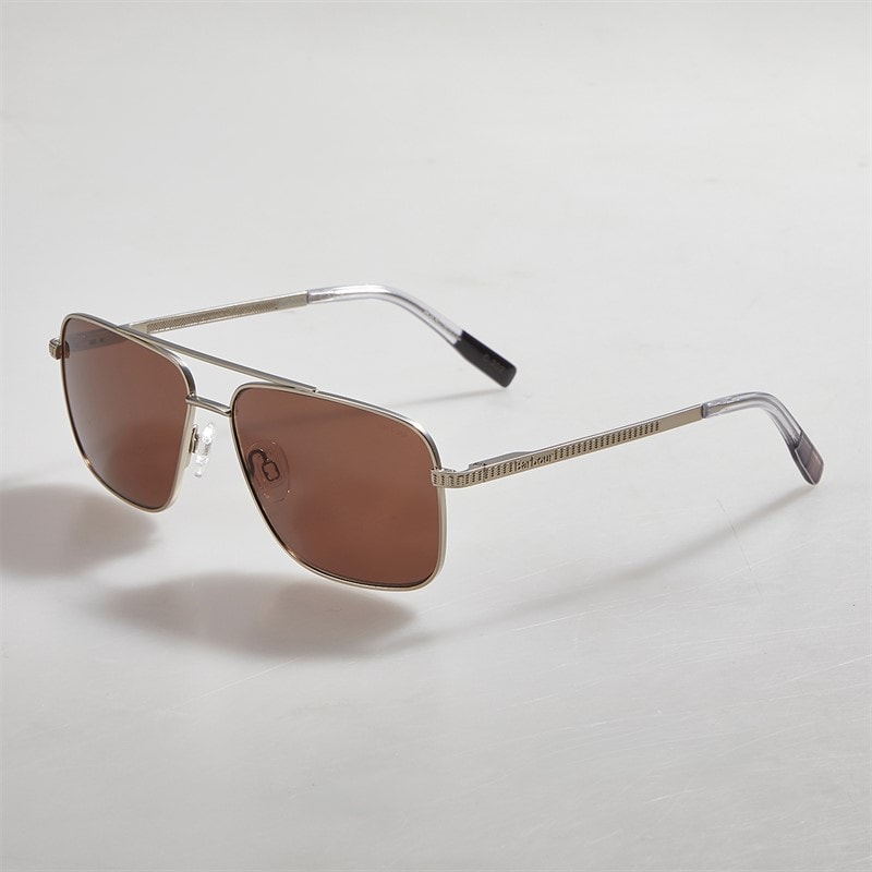 Barbour Mens Sunglasses Matte Silver - Image 1