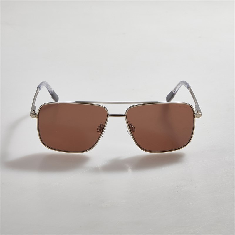 Barbour Mens Sunglasses Matte Silver - Image 2