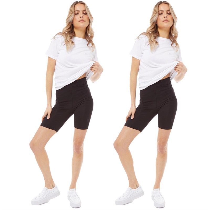 L'amore Couture Womens L'amore Stacey Two Pack Cycling Shorts Black - Image 4