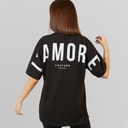L'amore Couture Womens Ryleigh T-Shirt Black