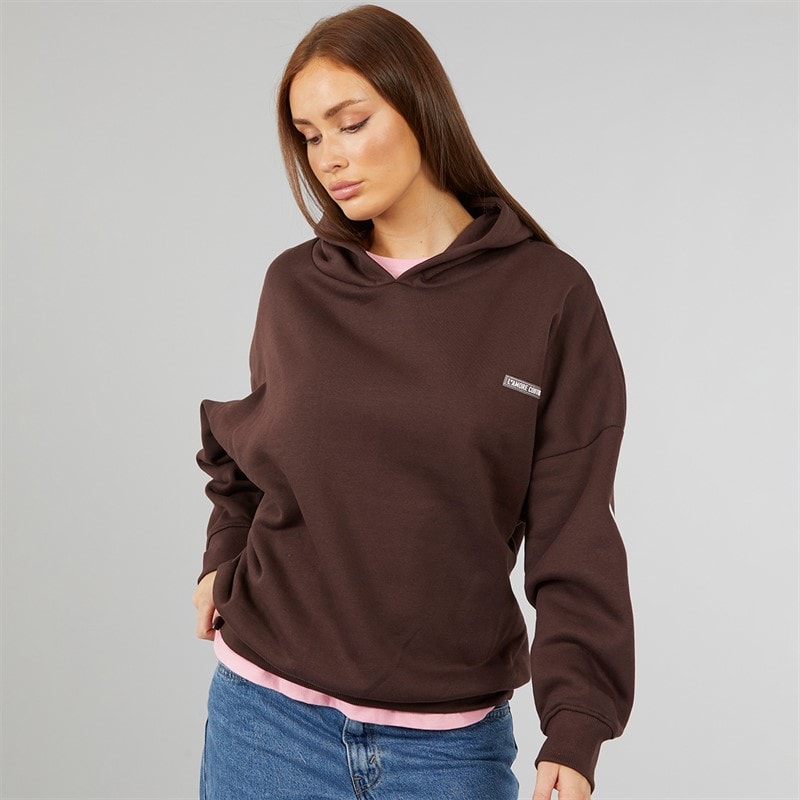 L'amore Couture Womens Ryleigh Hoodie Brown - Image 2