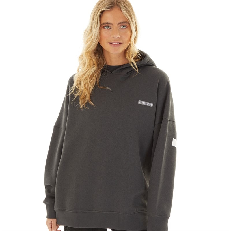 L'amore Couture Womens Ryleigh Hoodie Charcoal - Image 2