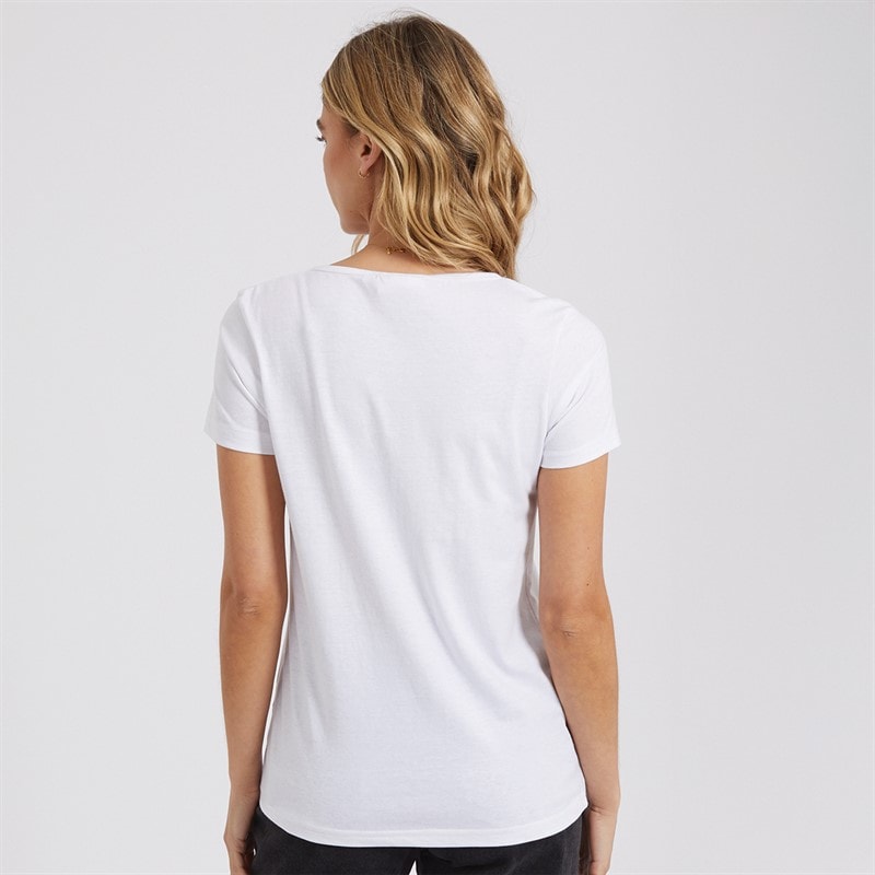 L'amore Couture Womens Saint Ursaine Five Pack V-Neck T-Shirts Black/Charcoal/Olive/Sage/White - Image 2