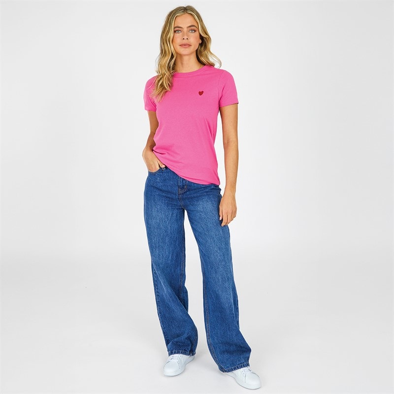 L'amore Couture Womens Malio Three Pack T-Shirts Hot Pink/Pink/Lilac - Image 3