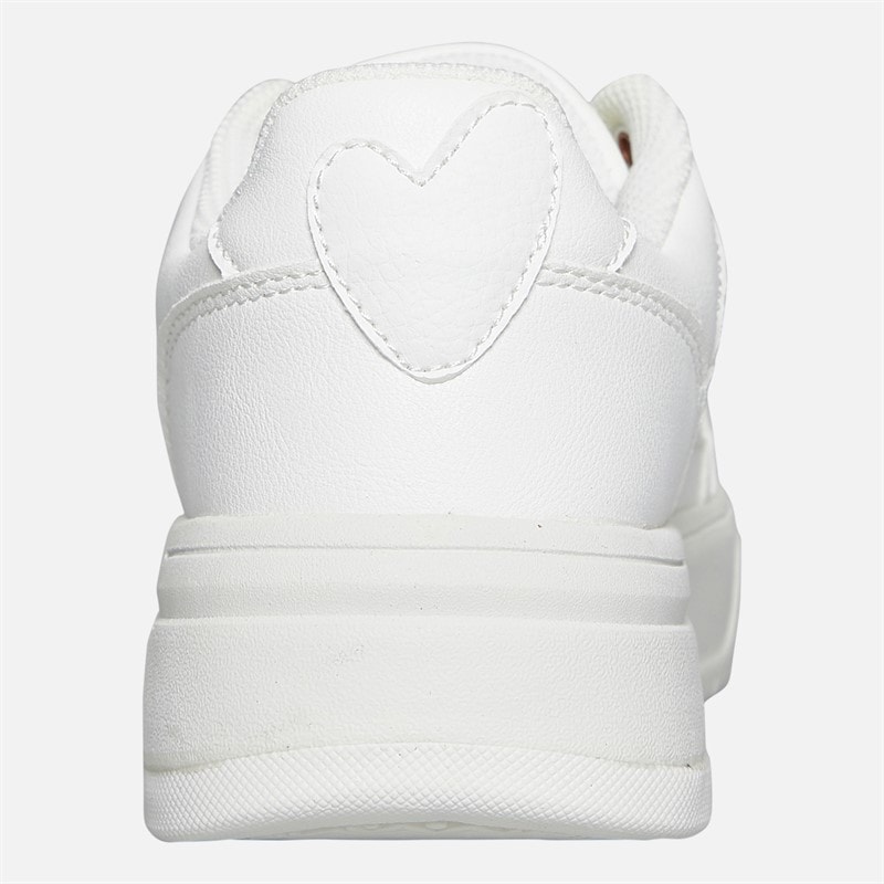L'amore Couture Womens Eden Trainers White/White - Image 3