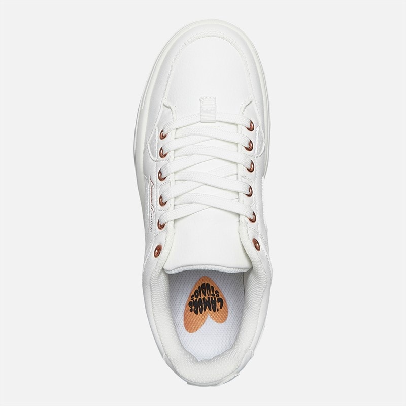 L'amore Couture Womens Eden Trainers White/White - Image 4