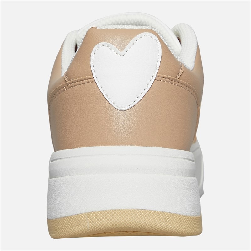 L'amore Couture Womens Eden Trainers Nude/White - Image 3