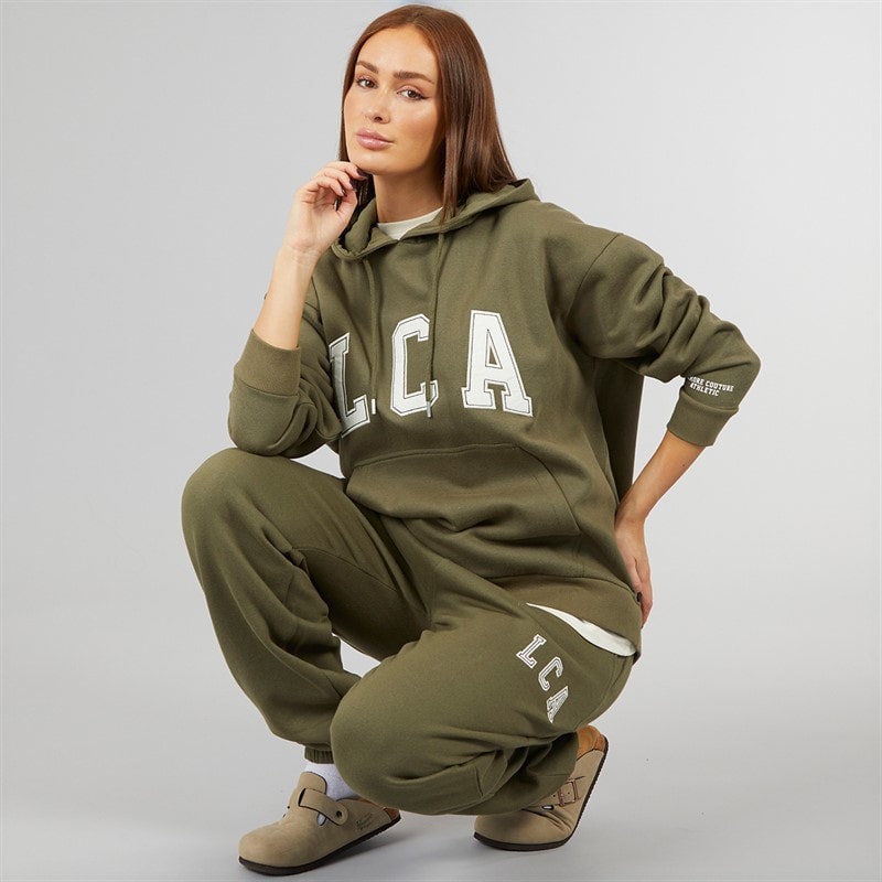 L'amore Couture Womens LCA Athletic Tracksuit Sage - Image 4