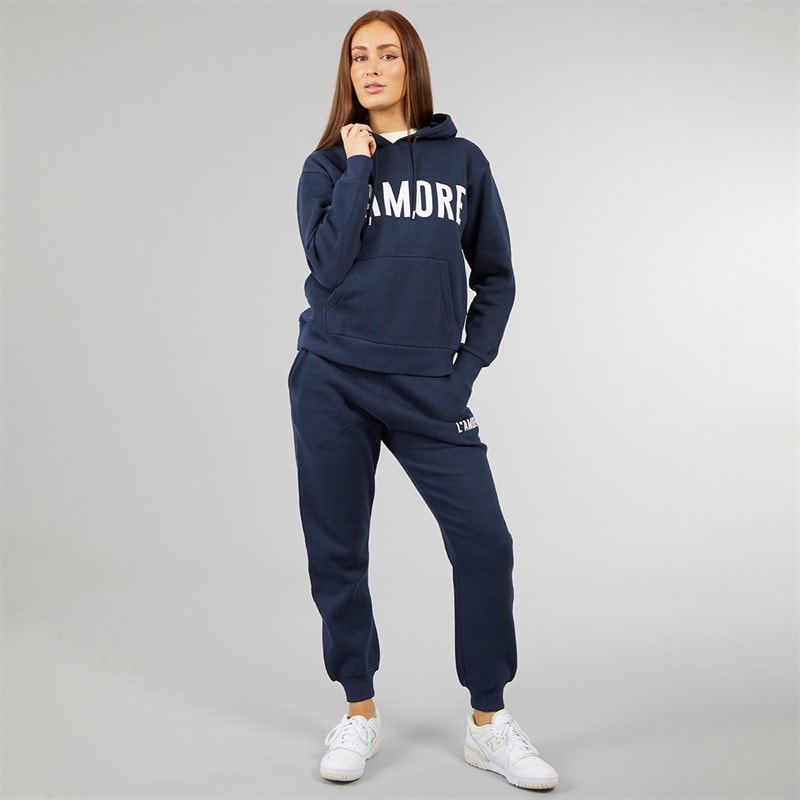 L'amore Couture Womens Leah Tracksuit Navy - Image 1