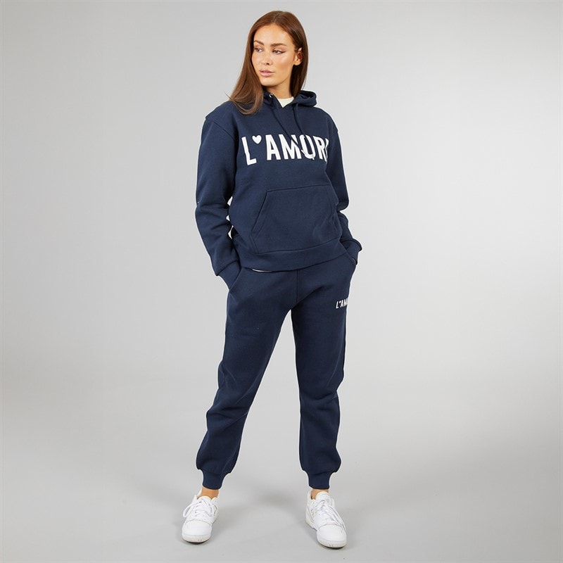 L'amore Couture Womens Leah Tracksuit Navy - Image 4