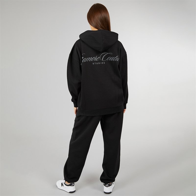 L'amore Couture Womens Somme Tracksuit Black - Image 3
