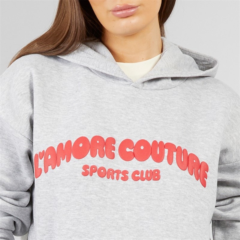 L'amore Couture Womens Nadine Tracksuit Grey Marl - Image 3