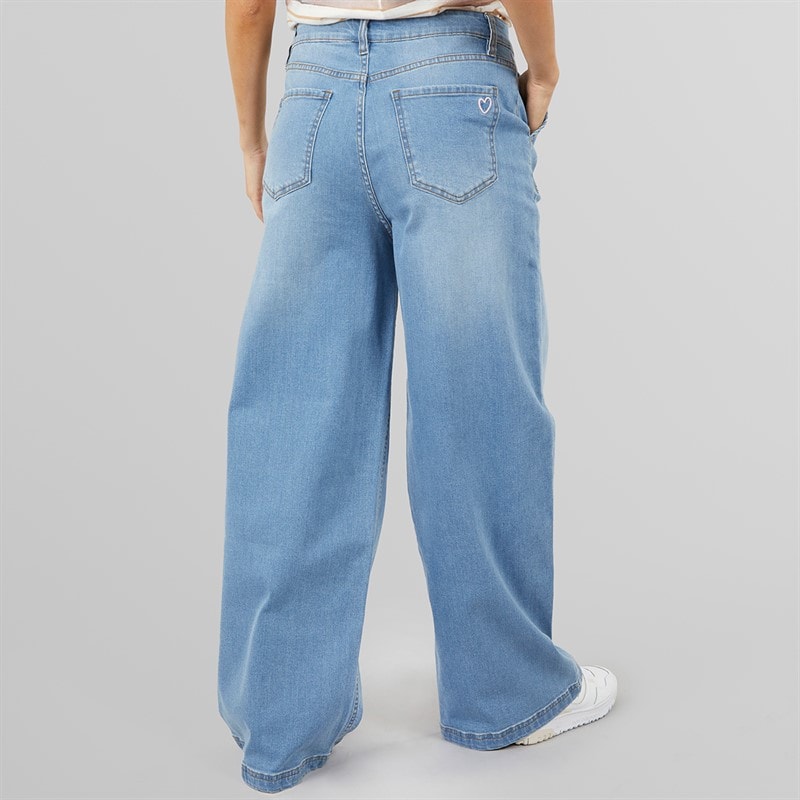 L'amore Couture Womens Columbus Jeans Mid Wash - Image 2