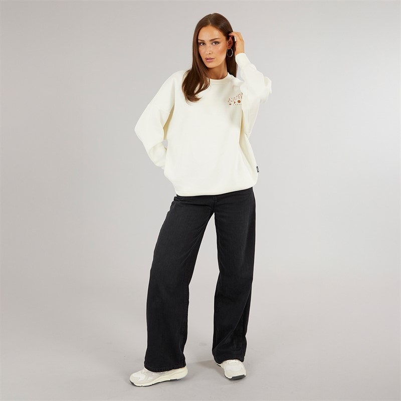 L'amore Couture Womens Covington Sweatshirt Ecru - Image 5