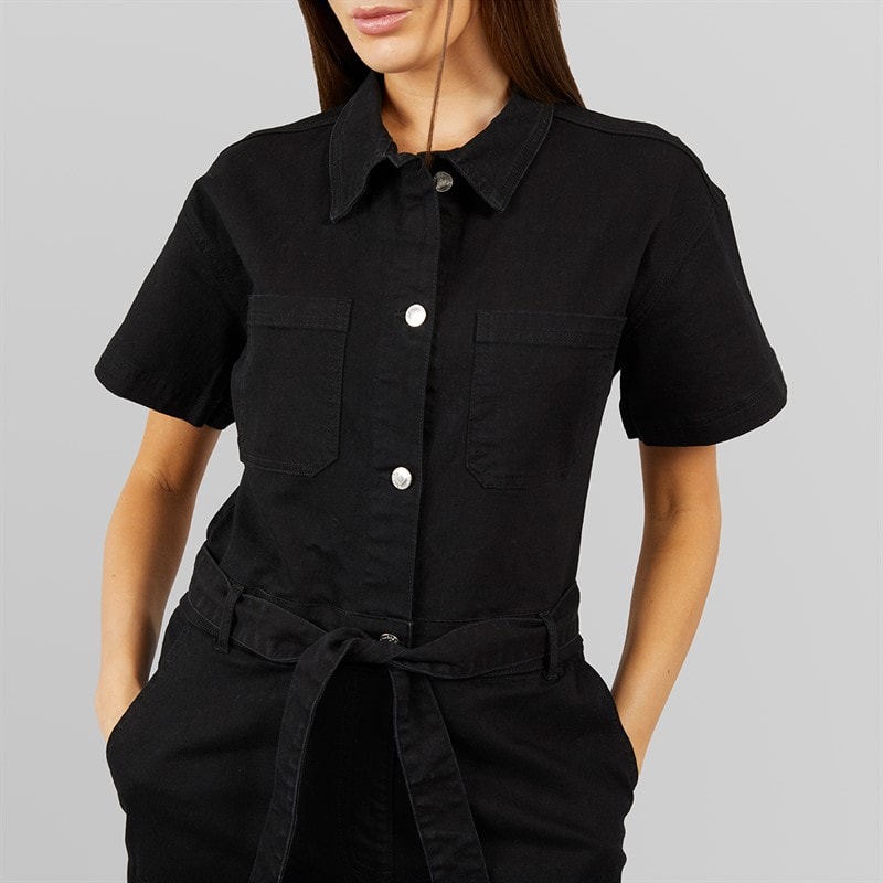 L'amore Couture Womens Springdale Jumpsuit Black - Image 3