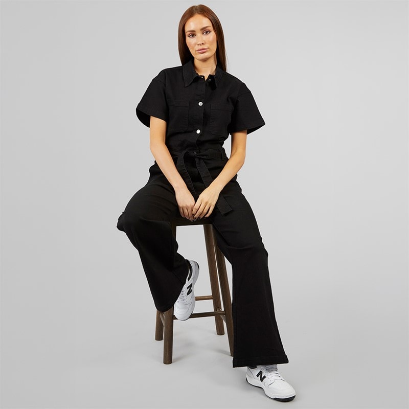 L'amore Couture Womens Springdale Jumpsuit Black - Image 4