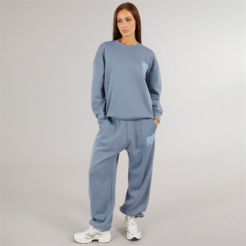 L'amore Couture Womens Culver Sweatshirt Charcoal - Image 5