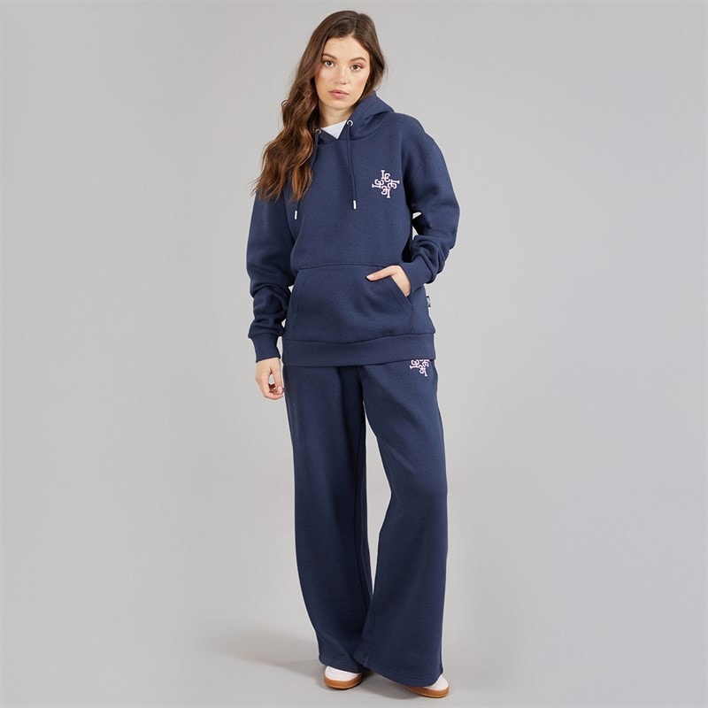L'amore Couture Womens Teramo Embroided Tracksuit Navy - Image 3