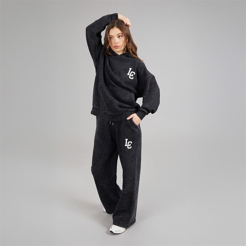 L'amore Couture Womens Benton Oversized Tracksuit Black - Image 4